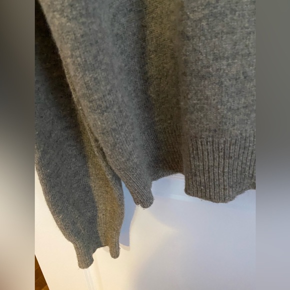 Emanuel Ungaro Men’s Lambswool 1/4 Zip Sweater Brown Gray Size XXL - Picture 4 of 8